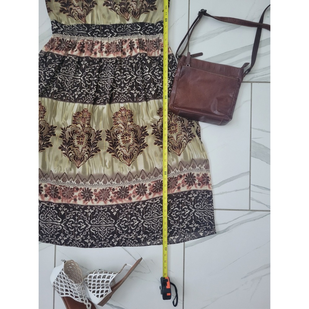 Vintage y2k Positive Attitude Festival Mini Dress Size 16 - Picture 5 of 7